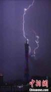广州发布冰雹预警 强对流天气致行道树折断